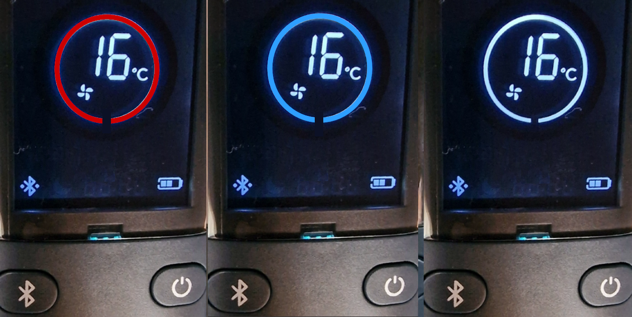 How can I recognise the current condition of the air conditioning ...
